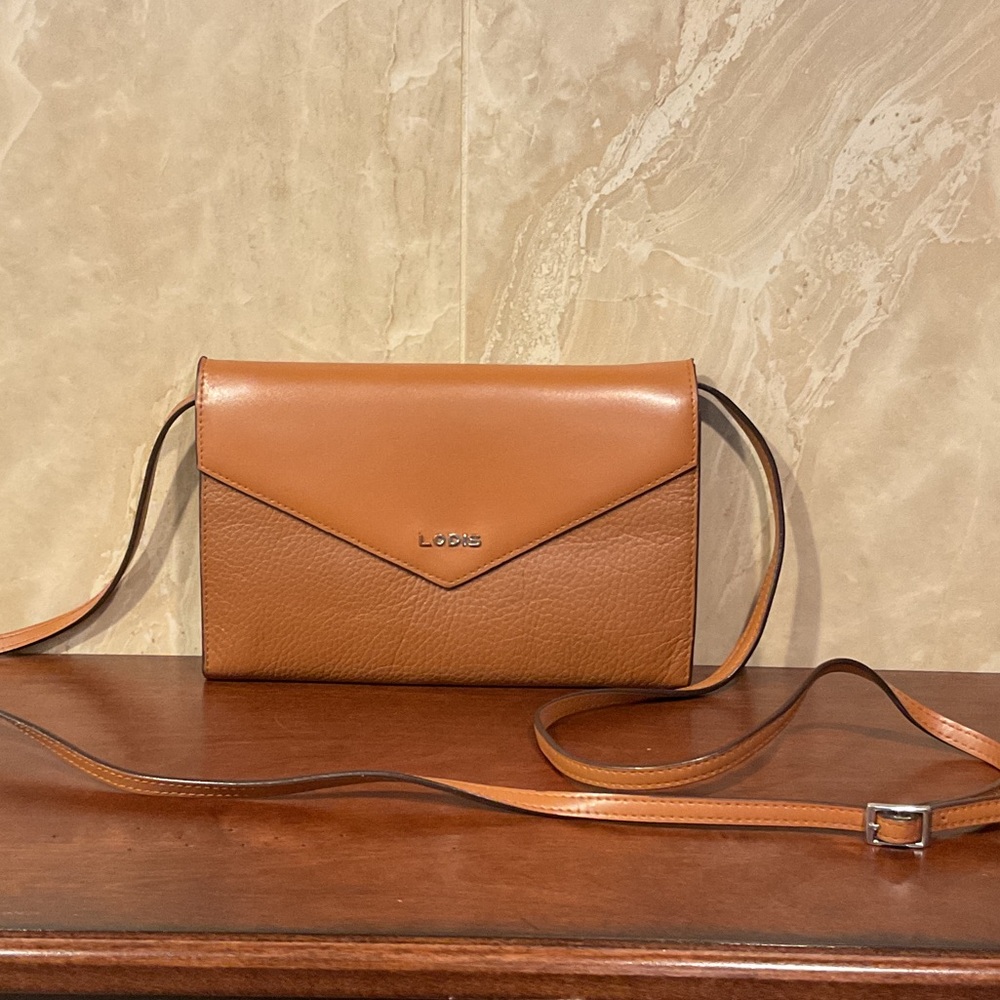 Lodis Tan Crossbody Bag